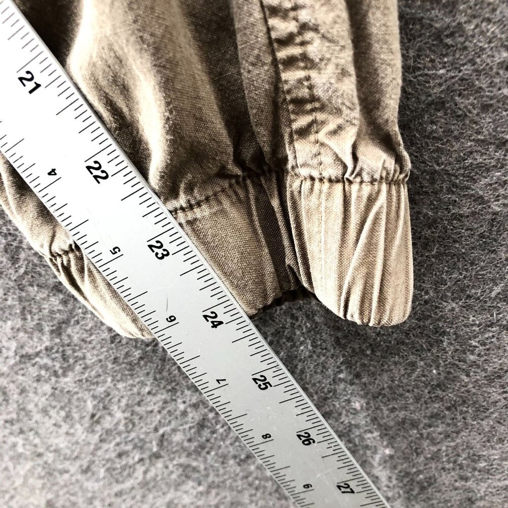 Cloth & Stone Lyocell Cargo Jogger Pants Womens XS Mid Rise Light Brown Beige - Picture 7 of 10